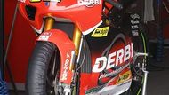 Nejlepší roky své závodnické kariéry prožil na stroji značky Derbi. Což byla ve skutečnosti jen přejmenovaná Aprilia. Tedy něco jako dnes Mahindra a Peugeot, na němž v MS závodí Jakub Kornfeil.