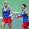Finále Fed Cupu 2014: Andrea Hlaváčková a Lucie Hradecká