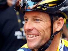 Lance Armstrong na startu - bez vysílačky