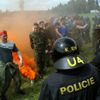 Policie nacvičovala zásah proti technařům
