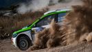 Oliver Solberg ve VW při Mexické rallye 2020