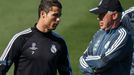 Carlo Ancelotti a Cristiano Ronaldo