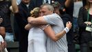 Wimbledon 2014, finále: Petra Kvitová s tátou Jiřím