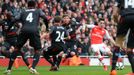 PL, Arsenal-Liverpool: Hector Bellerin dává gól