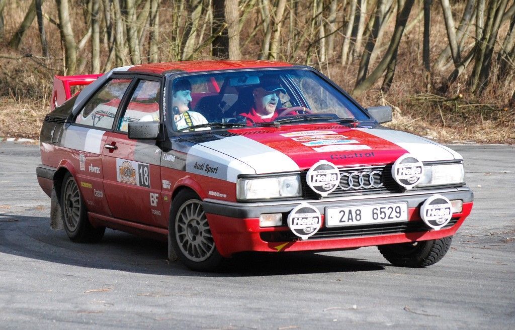 Zimní veteránská rally na Kokořínsku