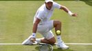 Tomáš Berdych v prvním kole Wimbledonu 2014