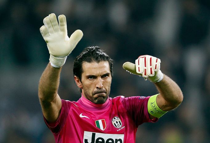 Liga mistrů Juventus - Chelsea (gólman Gigi Buffon)