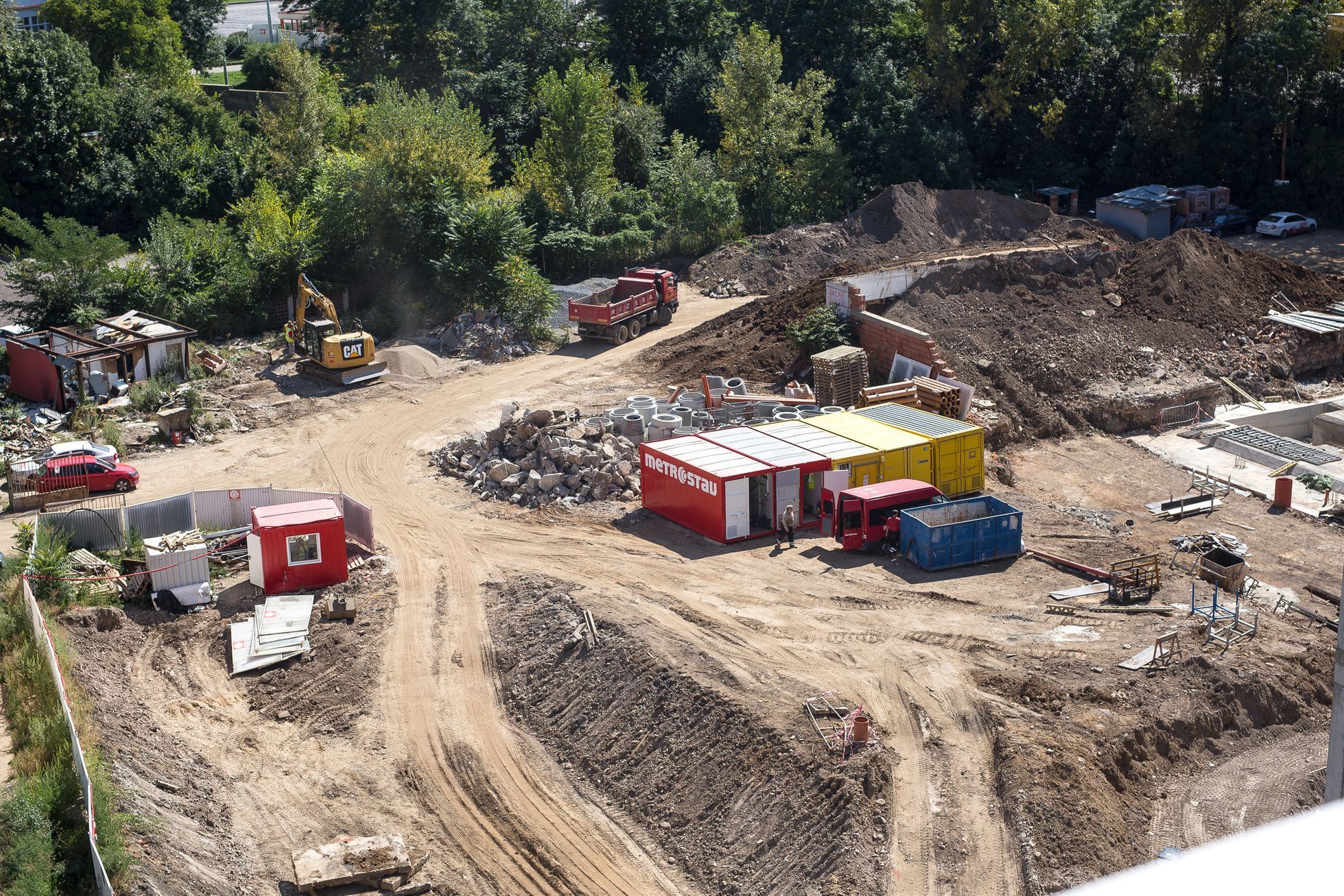 Nová Palmovka od Metrostav, Dock Marina Boulevard od Crestyl - výstavba Palmovka - kanceláře, byty, výstavba, developer, Praha