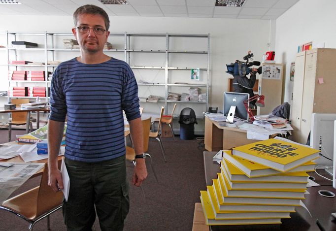 Charb, kreslíř a šéf francouzského týdeníku Charlie Hebdo, na archivním snímku.