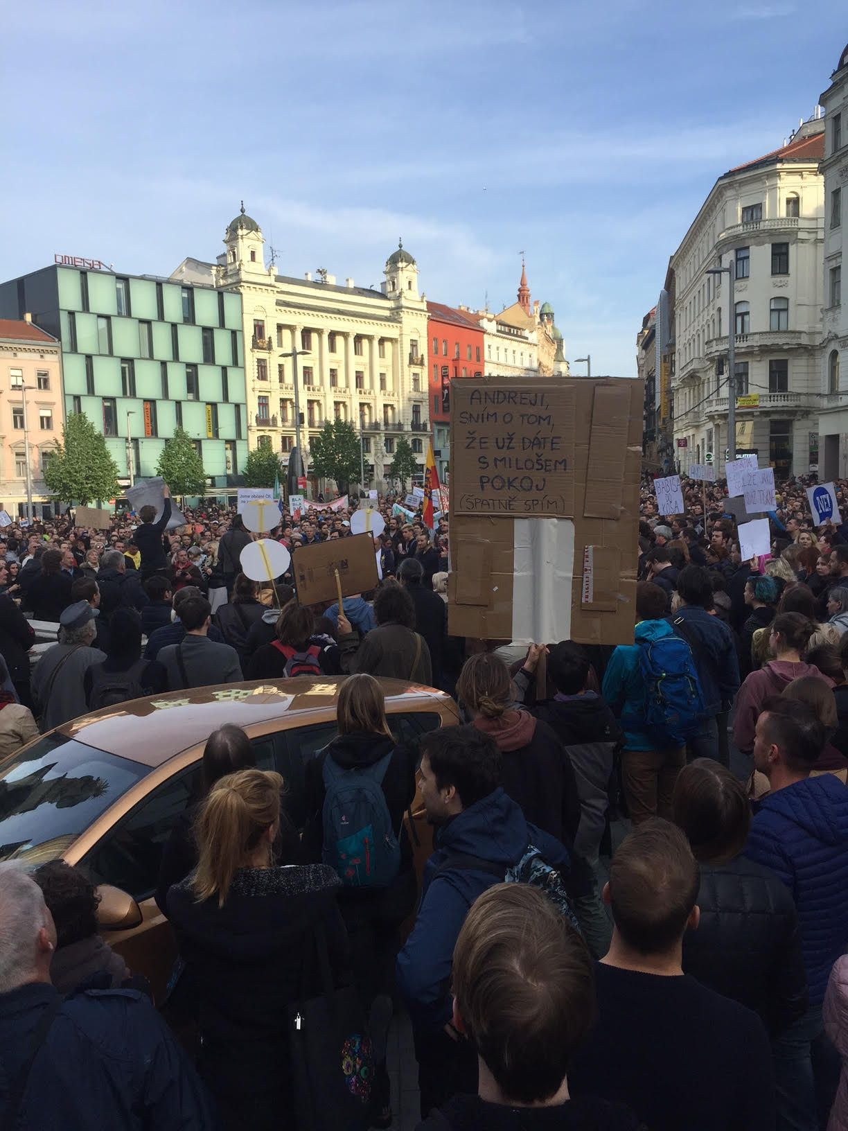 Proč? Proto! Demonstrace v Brně