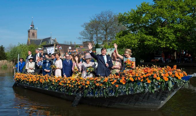 Nizozemský král Willem-Alexander - národní svátek Králův den.