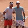 Rafael Nadal a Novak Djokovič před semifinále French Open 2013