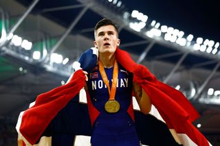 Jakob Ingebrigtsen na MS 2023 v Budapešti