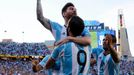 Lionel Messi a Gonzalo Higuaín na Copa América Centenario 2016