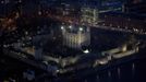 The Tower of London is pictured from The View gallery at the Shard in London