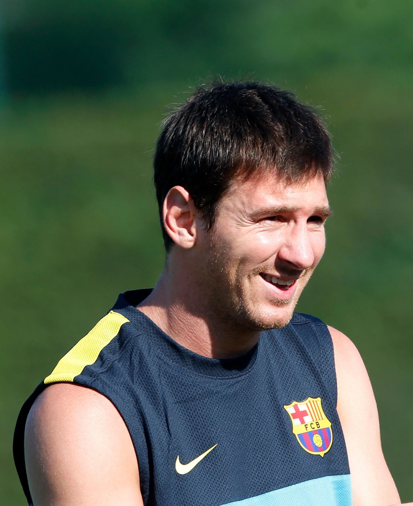 Lionel Messi na prvním tréninku sezony 2012-13