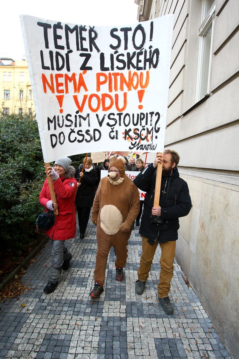 Demonstrace starostů Středočeského kraje 23.11.2015