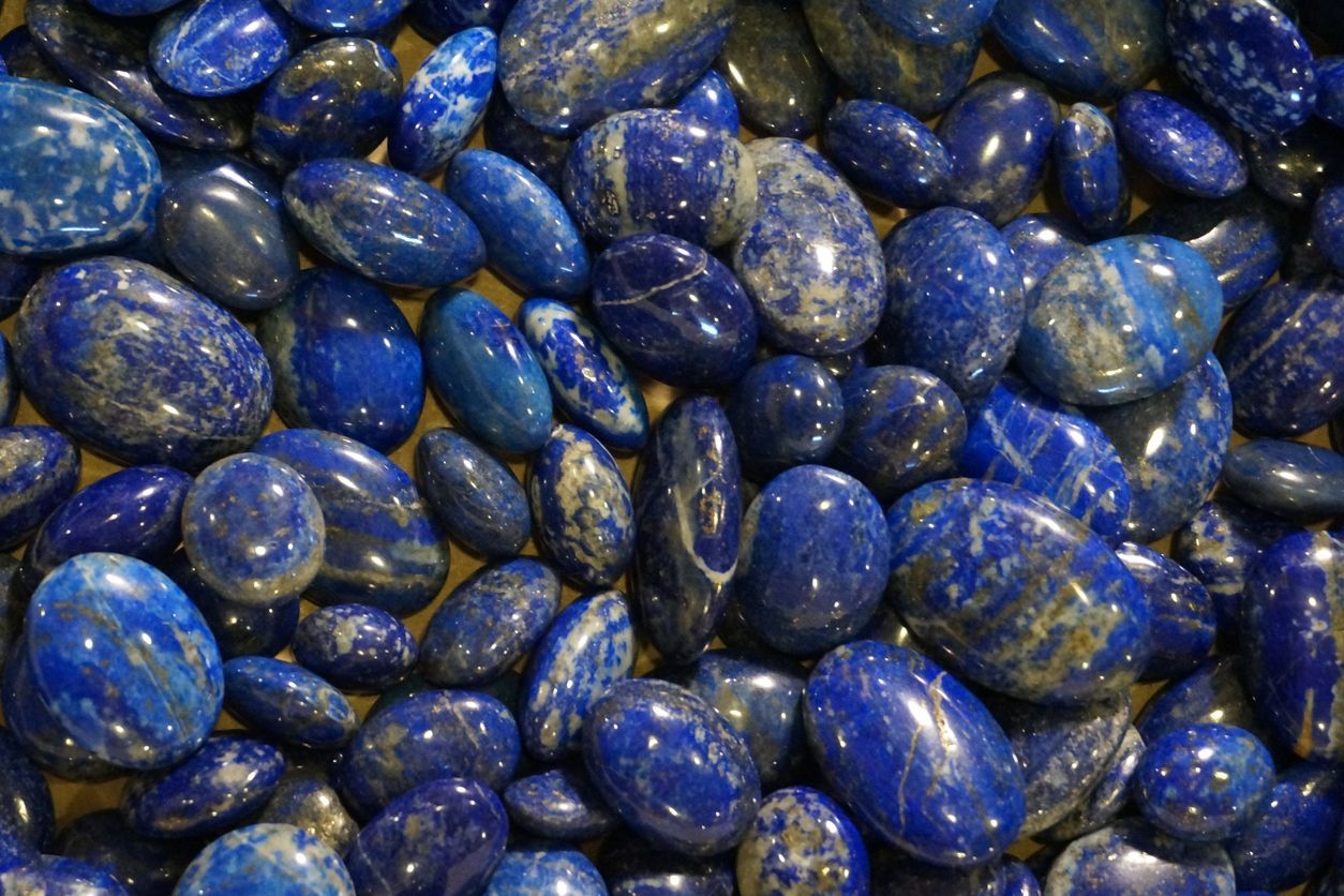 lapis lazuli, žena