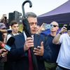 Demonstrace Milionu chvilek pro demokracii proti ministru spravedlnosti Pavlu Blažkovi