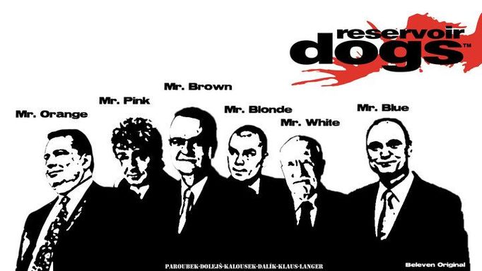 Kdo jsou škůdci české politiky? Napoví parafráze na slavný film Gauneři (Reservoir Dogs) od Quentina Tarantina?