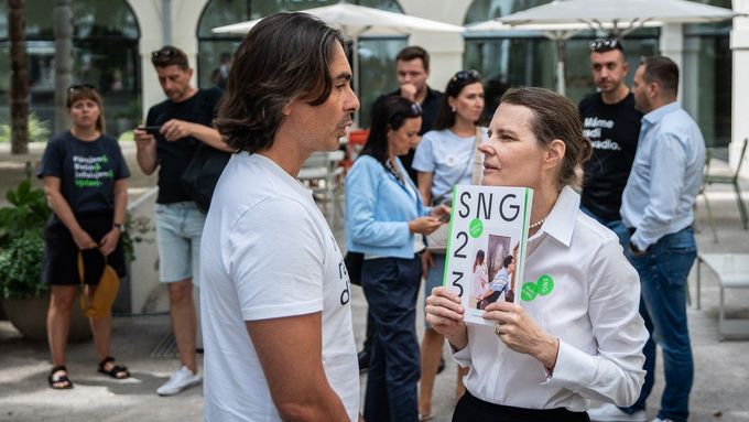 Odvolání šéfové Slovenského národního divadla Matej Drlička a Slovenské národní galerie Alexandra Kusá.