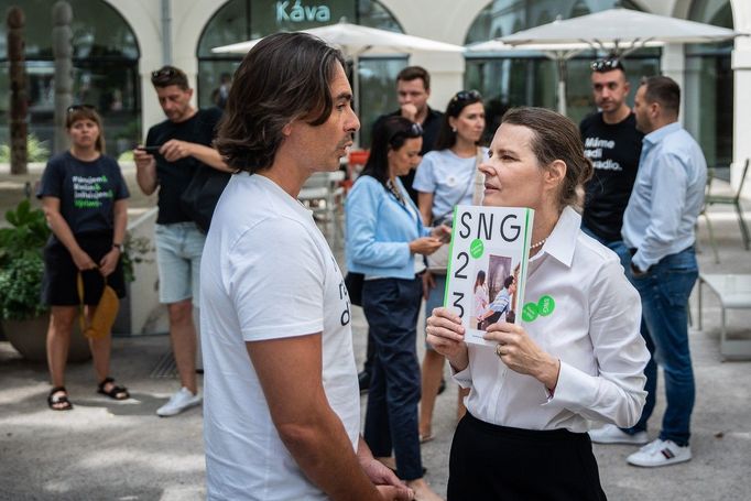 Odvolání šéfové Slovenského národního divadla Matej Drlička a Slovenské národní galerie Alexandra Kusá.