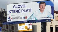 ... či na billboardy o slovech, která platí.