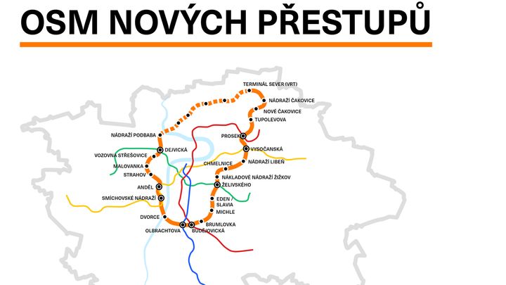 Experti chválí nápad na novou okružní linku metra v Praze. Ulevila by centru, tvrdí; Zdroj foto: Praha Sobě