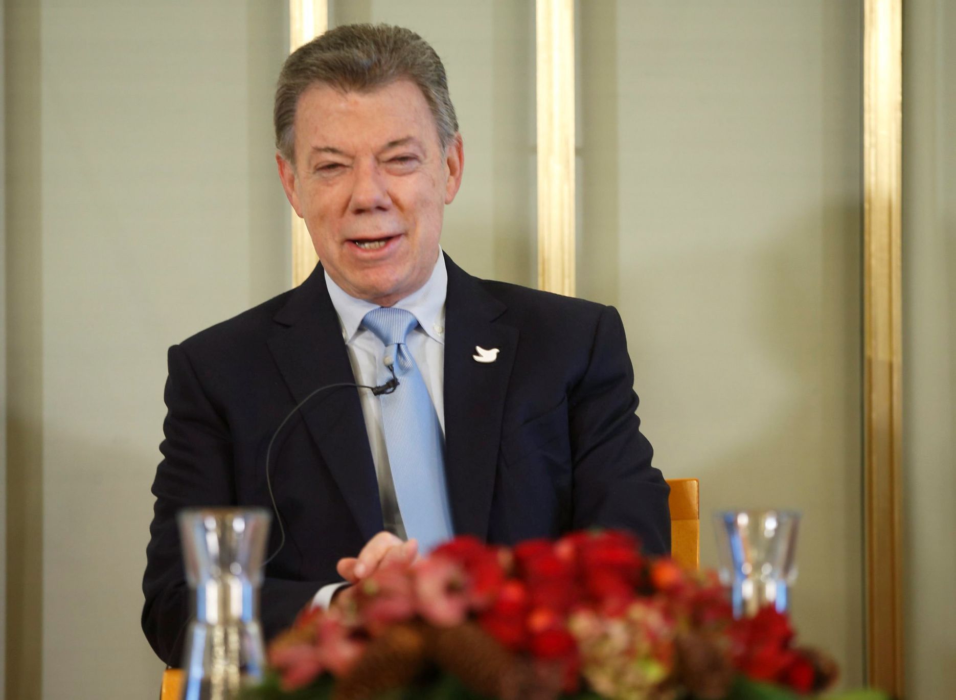 Kolumbijský prezident Santos