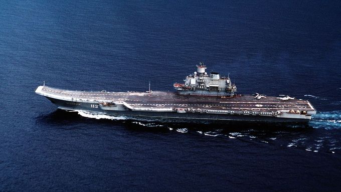 Ruská letadlová loď.
