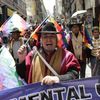 protesty bolívie indiáni