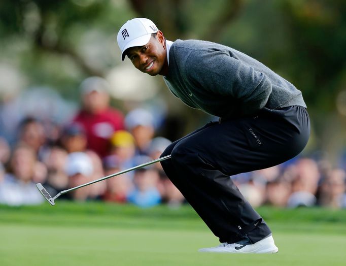 Golfista Tiger Woods na turnaji v San Diegu