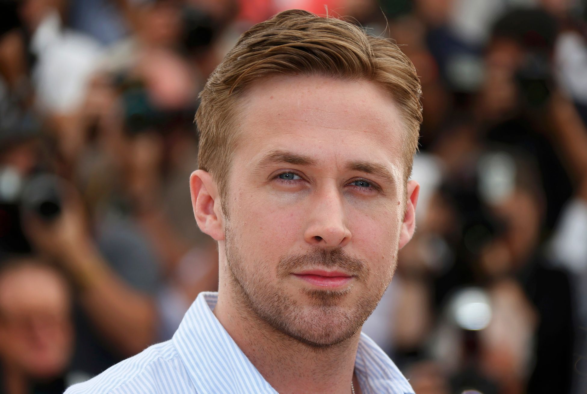 Director Ryan Gosling poses during a photocall for the film &quot;Lost River&quot; in competition for the category &quot;Un Certain Regard&quot; at the 67th Cannes Film Festival in Cannes