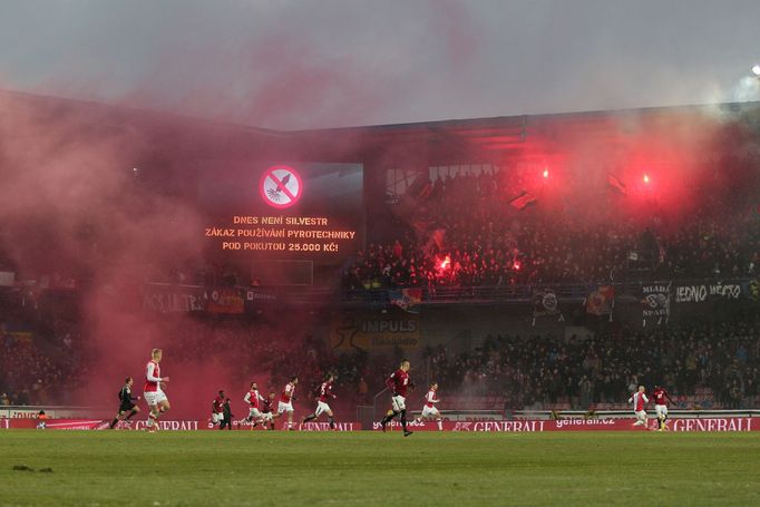 HL, Sparta-Slavia: fanoušci Sparty