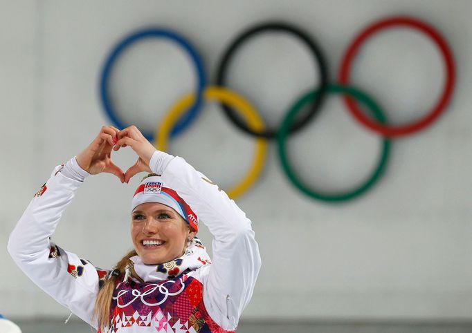 Soči 2014, biatlon hromadný start Ž: Gabriela Soukalová