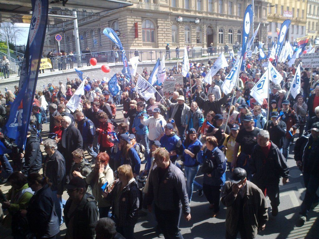 Demonstrace proti vládě