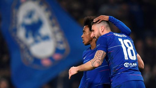 Chelsea v Evropské lize 2019 ( Olivier Giroud)