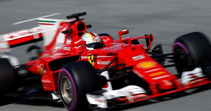 F1 2017: Sebastian Vettel, Ferrari