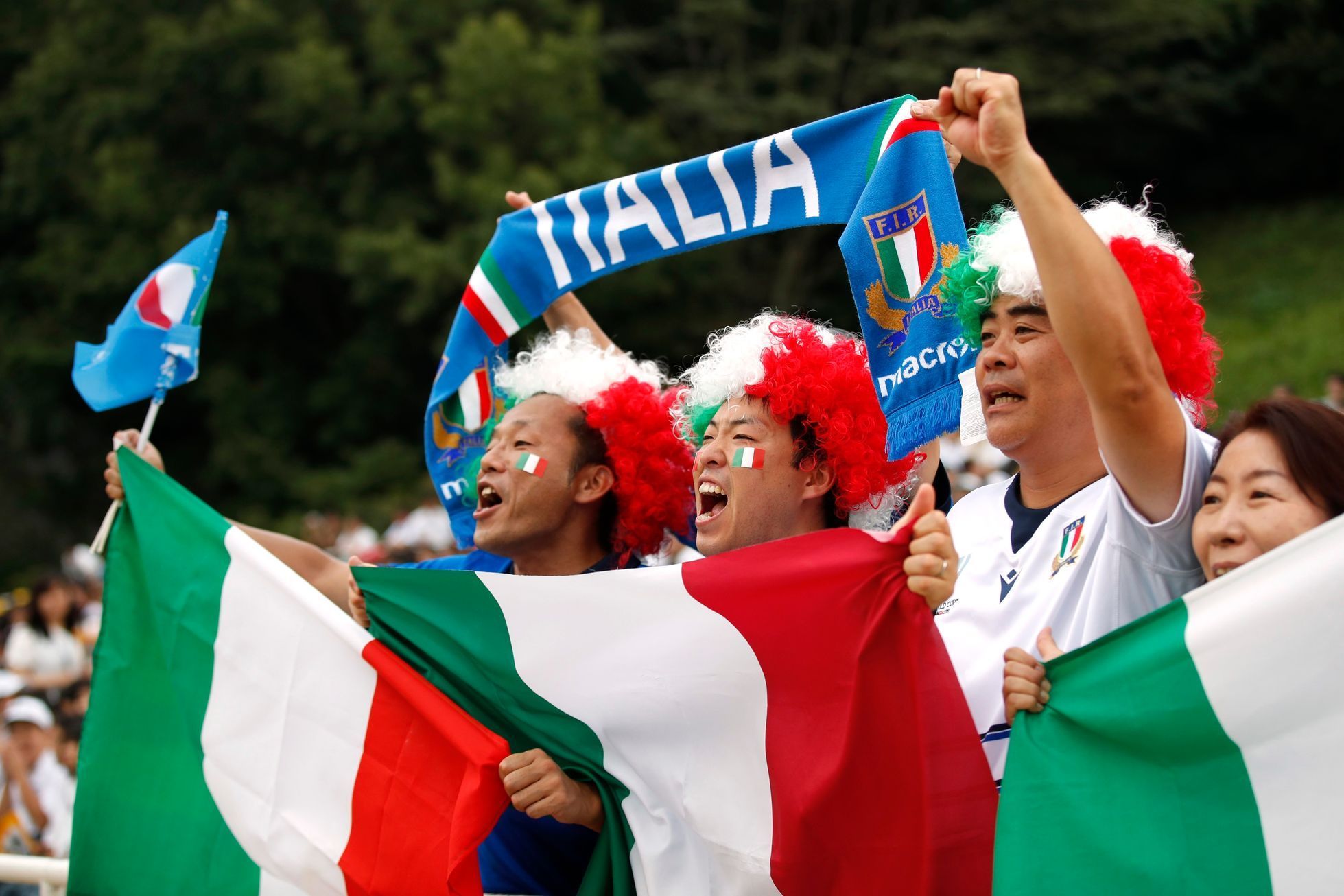 Fanoušci na MS v ragby 2019: Itálie