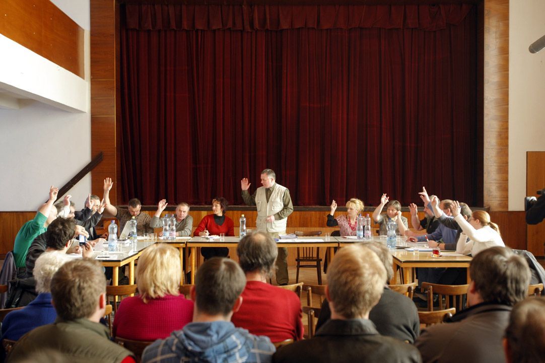 Dobronín v březnu 2011