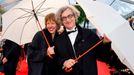 Wim Wenders (R) and his wife Donata