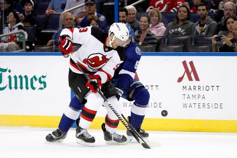NHL: New Jersey Devils vs. Tampa Bay Lightning (Havlát)