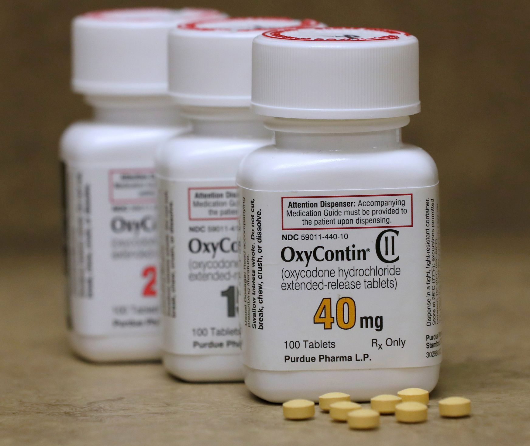 Lék OxyContin od firmy Purdue Pharma