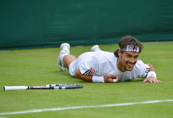 Wimbledon 2013 začal: Fognini