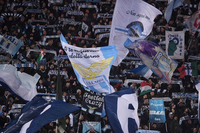 Soccer Football - Serie A - Lazio v Juventus - Stadio Olimpico, Rome, Italy - January 27, 2019   General view  of Lazio fans before the match     REUTERS/Alberto Lingria