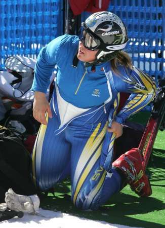 Švédská lyžařka Pärsonová se převléká