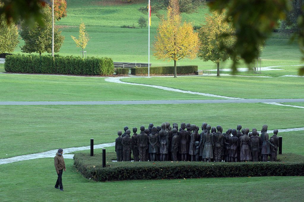 Joachim Gauck na návštěvě v Lidicích
