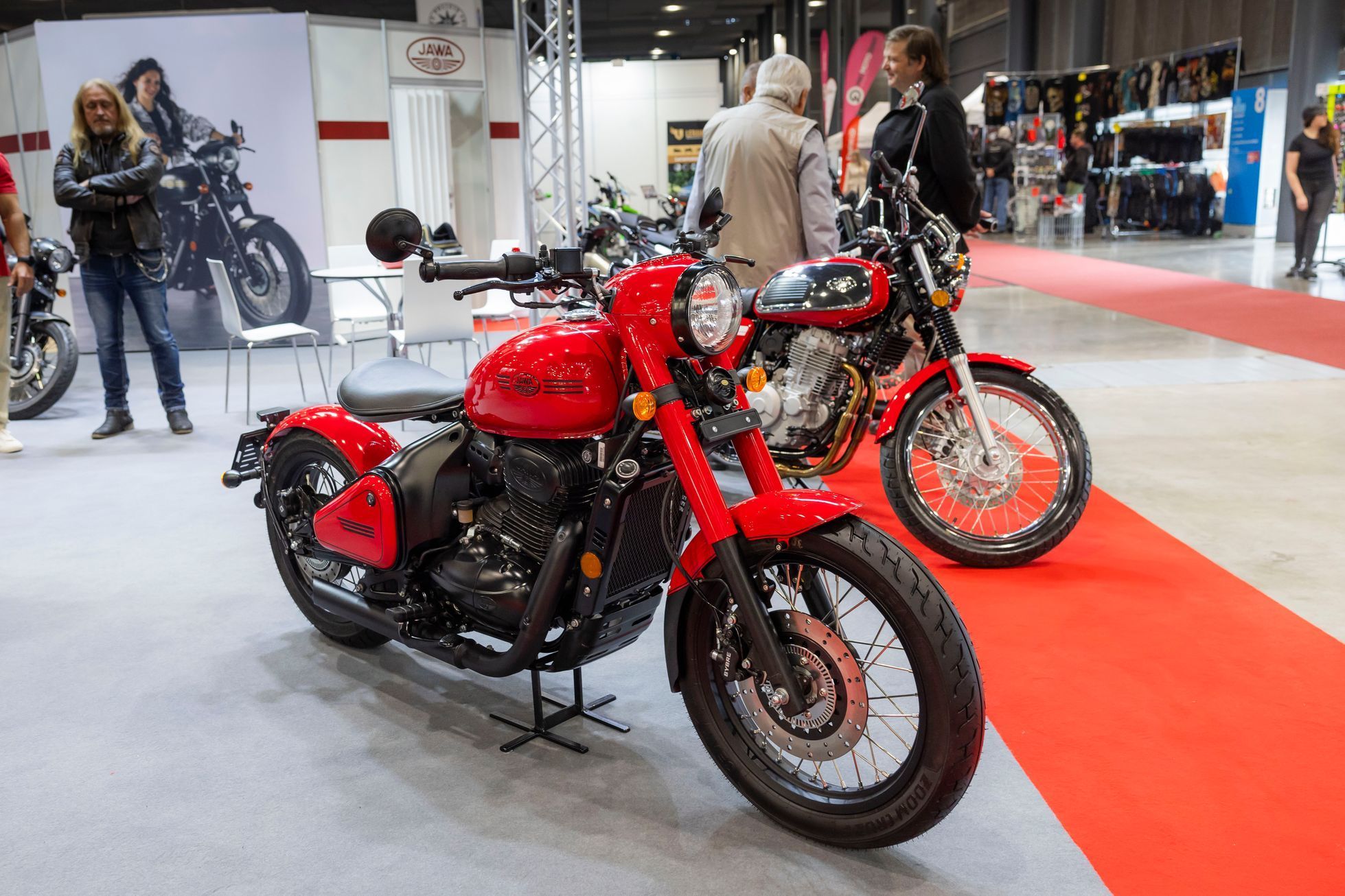 Motosalon 2024, výstava, motocykl, Jawa, Jawa Geeny a další