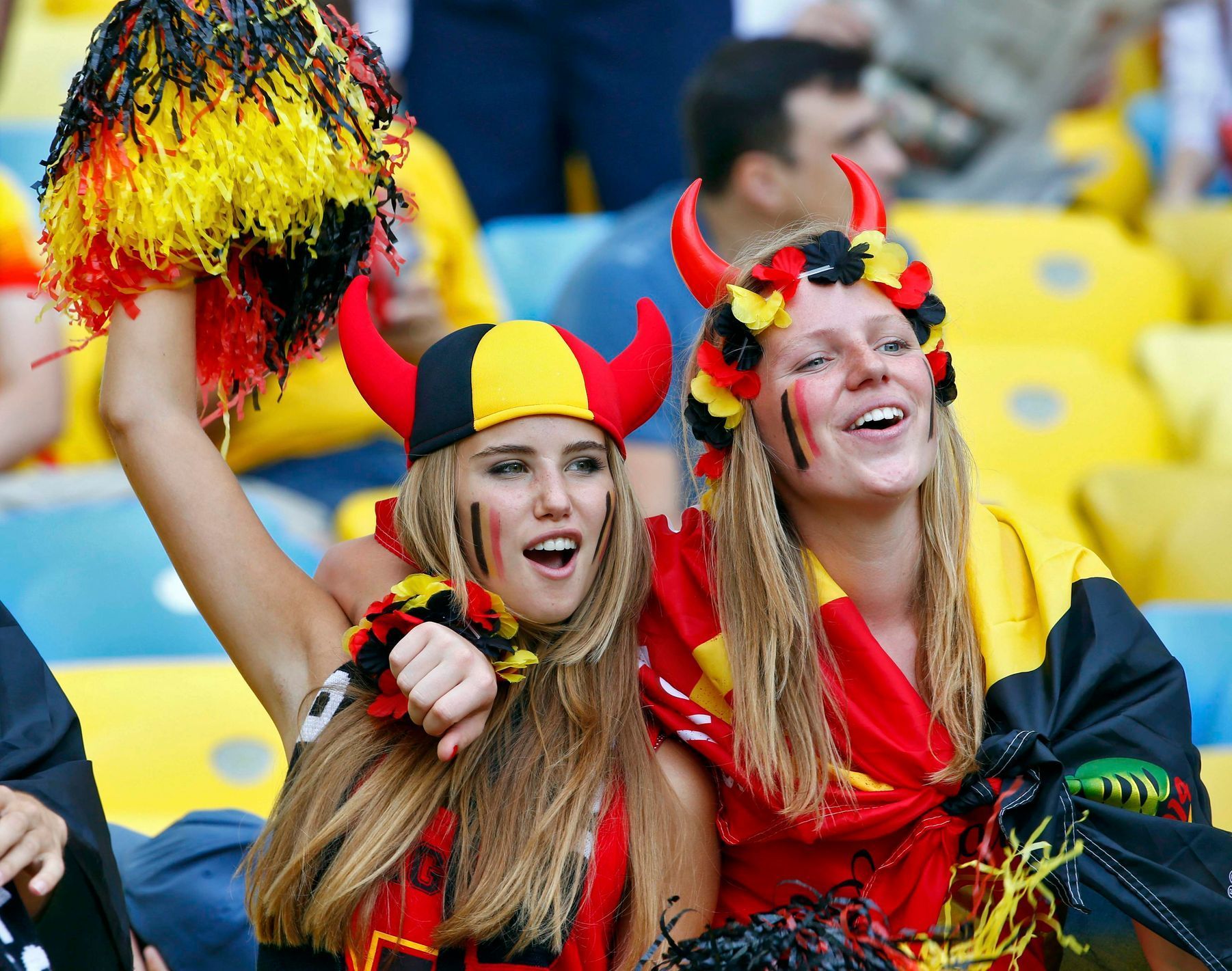 Fanoušci Belgie na MS ve fotbale 2014
