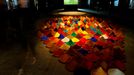 installation called "Campo de Color" by Bolivian artist Sonia Falcone